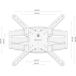 Onkron TV-Wandhalterung M5-WHT, Weiß, Scherenarm, Neigbar, Schwenkbar, 32-70 Zoll -Angebote HausGlanz Store d960950c20faa90020d0ba768576874cd50d2664 tv wandhalterung onkron m5 wht weiss