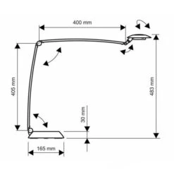 Maul Schreibtischlampe Maulspace LED, Dimmbar, Silber, Mit Standfuß -Angebote HausGlanz Store da3ae70c58adf4333e9186ba088ac0759b7db1a6 schreibtischlampe maul maulspace led