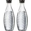 Sodastream Karaffe Glaskaraffe, Duopack, Mit Deckel, 2x 0,6 Liter