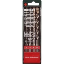 Metabo Bohrer 625580000, SDS+, 4-teiliges Set, Steinbohrer