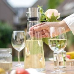 Emsa Karaffe Flow Slim Carafe 515675, Mit Deckel, 1 Liter -Angebote HausGlanz Store e3f184a11ef479a94f41d8a6b64bffd88a0b3973 karaffe emsa flow slim carafe 515675