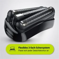 Braun Elektrorasierer Series 3 310BT Shave & Style, Für Herren, Wet & Dry, Mit Trimmer, Schwarz/blau -Angebote HausGlanz Store e4179e02b41f4412cee57b98e929790b94aa3121 elektrorasierer braun series 3 310bt shave und style