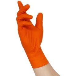 NITRAS Einmalhandschuhe Tough Grip N, Nitril, 8335, Puderfrei, Orange, 50 Stück, Gr. XL -Angebote HausGlanz Store e5c761c6222562ffd6cf63b9a12afe2fe92b1137 einmalhandschuhe nitras tough grip n nitril 8335