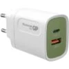 GP USB-Ladegerät Batteries 20WP, 20W, 3A, Weiß, 1x USB C, 1x USB A, 2 Port
