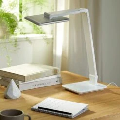 FeinTech Schreibtischlampe LTL00100 LED, Dimmbar, USB, Standfuß -Angebote HausGlanz Store e72d5680764e205bc2d3ec9a57f3a38b83b9ac2e schreibtischlampe feintech ltl00100 led