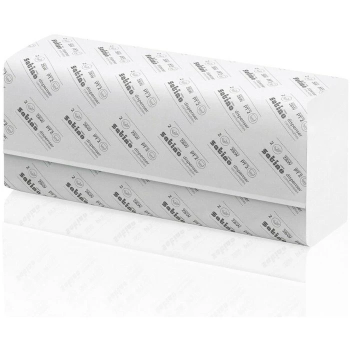 Satino Papierhandtücher Comfort 277340, Weiß, 2-lagig, Interfold-Falz, 20,6 X 32 Cm, 3000 Stück 5 Satino Papierhandtücher Comfort 277340, Weiß, 2-lagig, Interfold-Falz, 20,6 X 32 Cm, 3000 Stück – Bild 5