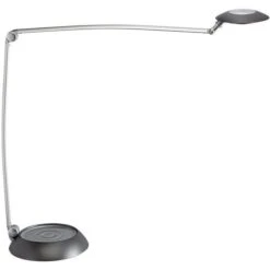 Maul Schreibtischlampe Maulspace LED, Dimmbar, Silber, Mit Standfuß