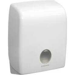 Kimberly Clark Kimberly-Clark Handtuchspender Aquarius, 6954, Kunststoff, Für 400 Falthandtücher Mit C-Falz Weiß
