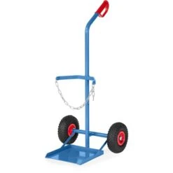 Fetra Sackkarre Stahlflaschenkarre 51122, Luftbereifung, Tragkraft 100kg, 33kg Gasflasche