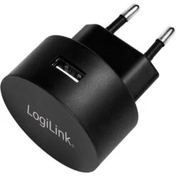 LogiLink USB-Ladegerät PA0217, 10,5W, 2,1A, Schwarz, 1x USB A, 1 Port