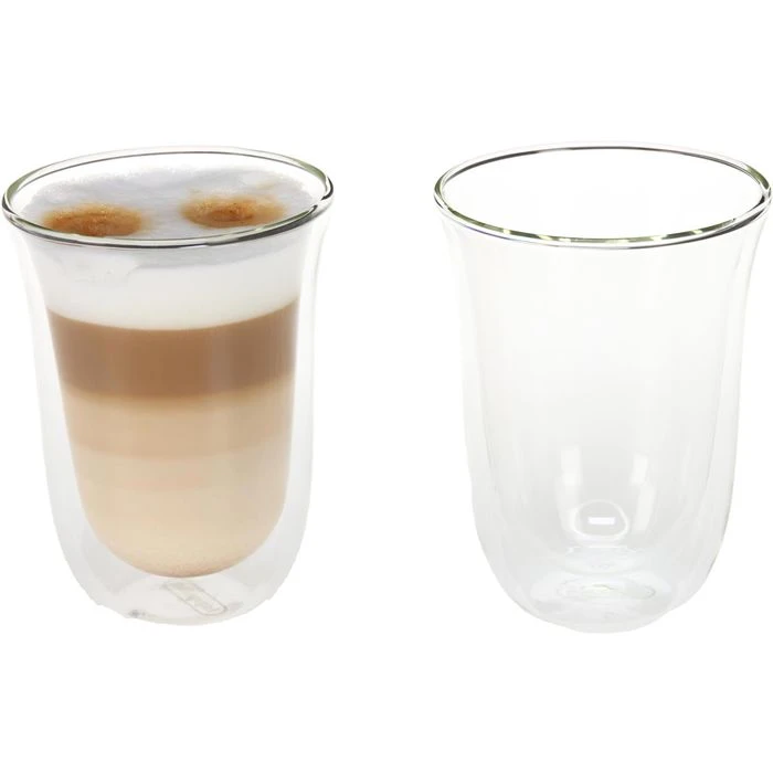 DeLonghi Kaffeegläser 5513214611 Latte Macchiato, Doppelwandig, 220ml, 2 Stück 1 DeLonghi Kaffeegläser 5513214611 Latte Macchiato, Doppelwandig, 220ml, 2 Stück