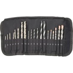 Metabo Bohrer Bohrersortiment 626729000, 20-teiliges Set, Metall, Holz, Steinbohrer