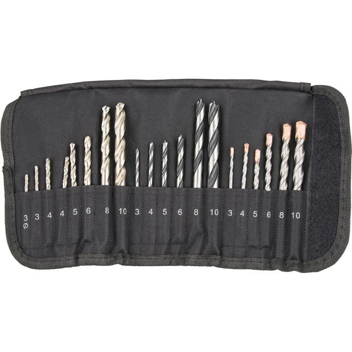 Metabo Bohrer Bohrersortiment 626729000, 20-teiliges Set, Metall, Holz, Steinbohrer 1 Metabo Bohrer Bohrersortiment 626729000, 20-teiliges Set, Metall, Holz, Steinbohrer