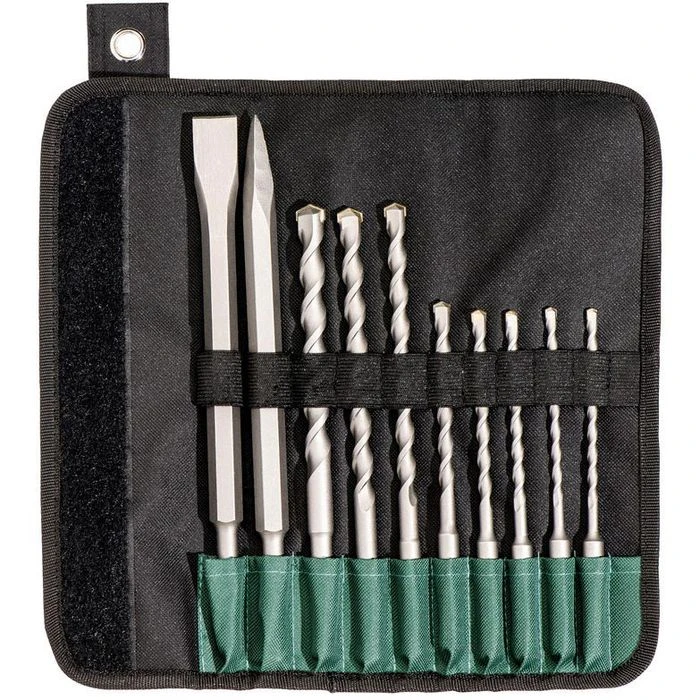 Metabo Bohrer SDS-Plus Bohrer-Meisselset SP, SDS+, 10-teiliges Set, Stein, Betonbohrer 1 Metabo Bohrer SDS-Plus Bohrer-Meisselset SP, SDS+, 10-teiliges Set, Stein, Betonbohrer
