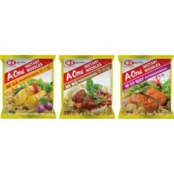A-One Fertiggericht Chicken, Beef Und Duck Flavour, Nudelsuppe, 10x Huhn, Rind, Ente, Je 85g, 30 Pack