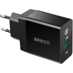 Anker USB-Ladegerät PowerIQ USB Charger, 18W, 2,4A, Schwarz, 1x USB A, 1 Port