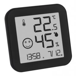 TFA Thermo-Hygrometer 30.5054.01 Black&White Innen, Digital