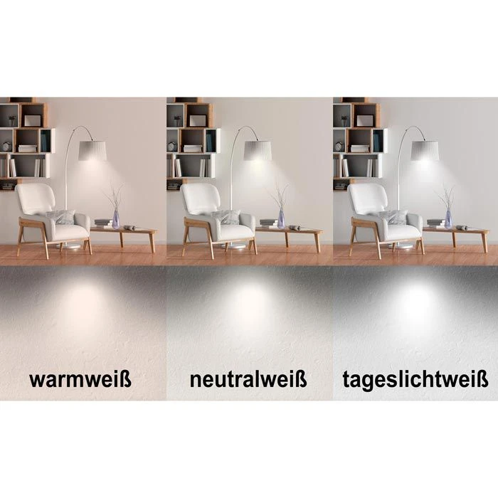 Müller-Licht LED-Lampe Tint GU10, Weiß + Farbig, 6 Watt (50W), Dimmbar 5 Müller-Licht LED-Lampe Tint GU10, Weiß + Farbig, 6 Watt (50W), Dimmbar – Bild 5