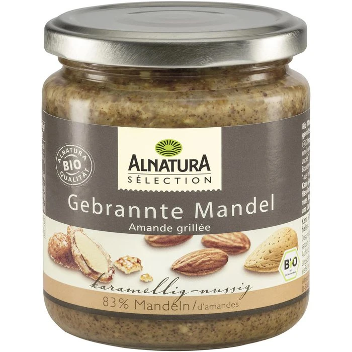 Alnatura Brotaufstrich Selection, BIO, Gebrannte Mandel, 225g 1 Alnatura Brotaufstrich Selection, BIO, Gebrannte Mandel, 225g