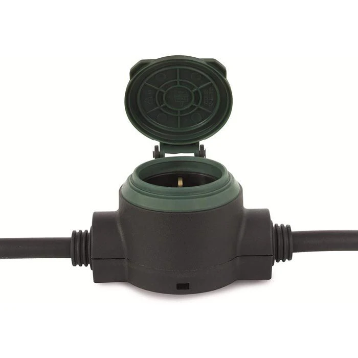 REV Strom-Verlängerungskabel Supraflex, 10m, 3 X Schutzkontakt, Außen, Schwarz 3 REV Strom-Verlängerungskabel Supraflex, 10m, 3 X Schutzkontakt, Außen, Schwarz – Bild 3