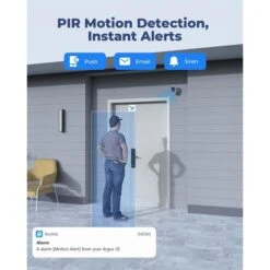 Reolink IP-Kamera Argus 2E Plus WLAN Outdoor, 2 MP, PIR, Kabellos, Akku, Inkl. 64 GByte Karte -Angebote HausGlanz Store f65f49ba0b4e79f1904441f1769ea6a2ac758f9d ip kamera reolink argus 2e plus wlan outdoor