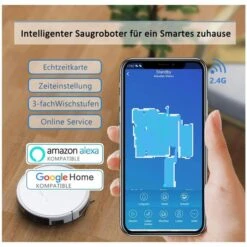 Tesvor Saugroboter X500 Pro, Ladestation, Wischfunktion, Laufzeit 120 Minuten -Angebote HausGlanz Store f6b6e3ef4ed2123f99b5e23dc1a1546ded13f520 saugroboter tesvor x500 pro