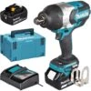 Makita Akku-Schlagschrauber DTW1001RTJ, 1050Nm, 18V / 5,0Ah, Mit 2 Akkus Und Koffer