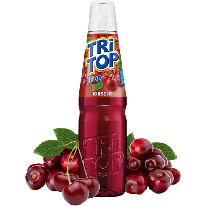 TRiTOP Sirup Kirsche, Für Ca. 29L Fertiggetränk, Je 600ml, 6 Flaschen 2 TRiTOP Sirup Kirsche, Für Ca. 29L Fertiggetränk, Je 600ml, 6 Flaschen – Bild 2