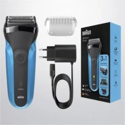 Braun Elektrorasierer Series 3 310BT Shave & Style, Für Herren, Wet & Dry, Mit Trimmer, Schwarz/blau -Angebote HausGlanz Store fd8e0d8f3aa1f9ed8c329ffbe9e49a74f0f1a7c0 elektrorasierer braun series 3 310bt shave und style