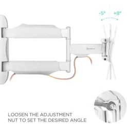Onkron TV-Wandhalterung NP28-WHT, Weiß, Neigbar, Schwenkbar, 17-43 Zoll 12 Onkron TV-Wandhalterung NP28-WHT, Weiß, Neigbar, Schwenkbar, 17-43 Zoll -Angebote HausGlanz Store ff473dcaf56279f272b42480b07049c1e1b6e226 tv wandhalterung onkron np28 wht weiss