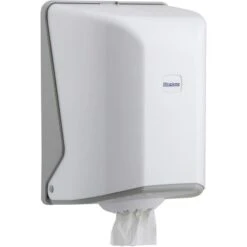 Böttcher-AG Handtuchspender Profi, Kunststoff, Für Rollenhandtücher, Weiß